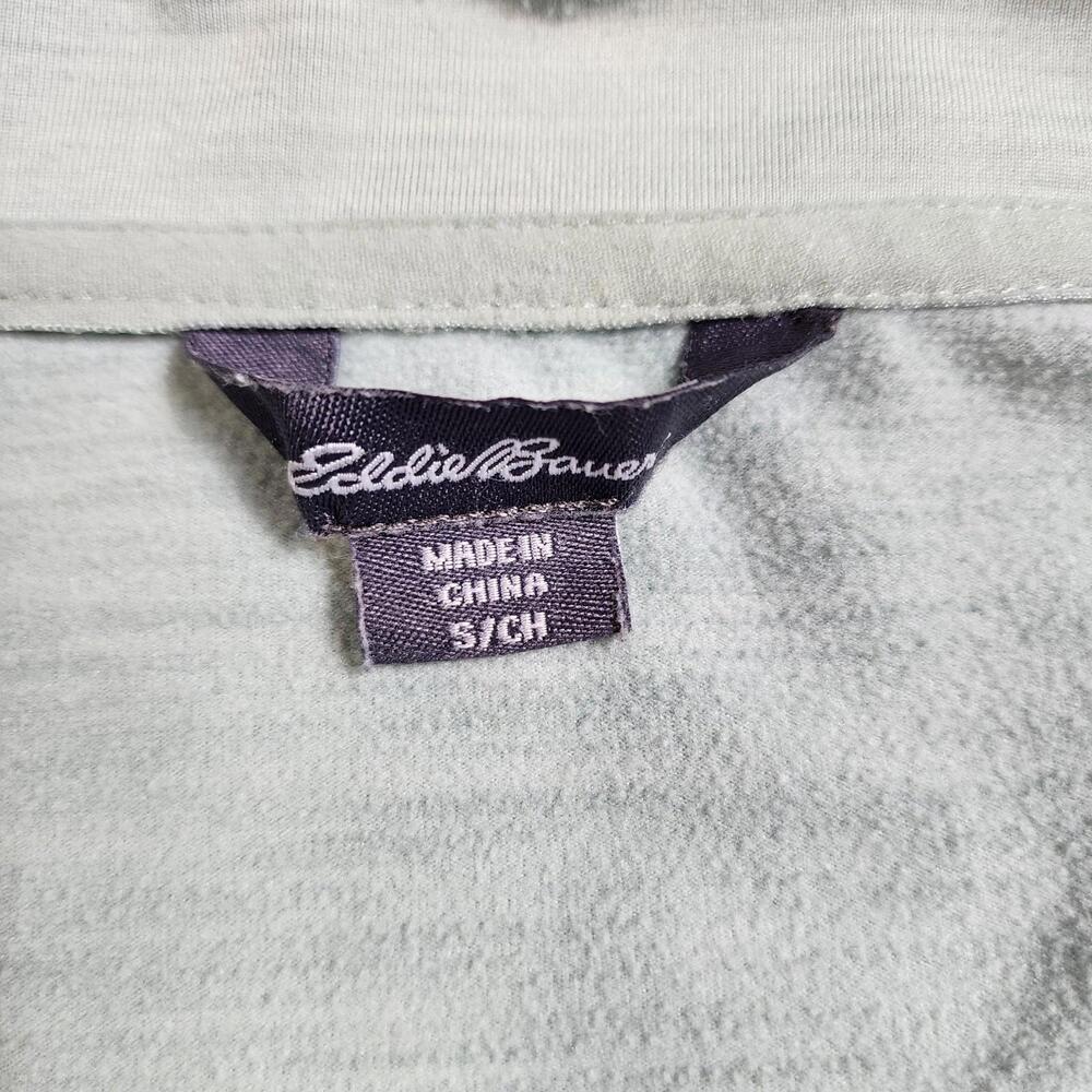 Eddie Bauer Womens Mint Green Quarter Zip Pullover Athletic Shirt Size Small - Picture 3 of 5